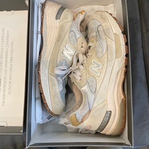 New Balance Made US 992 Sneakers raw silk maple sugar cork